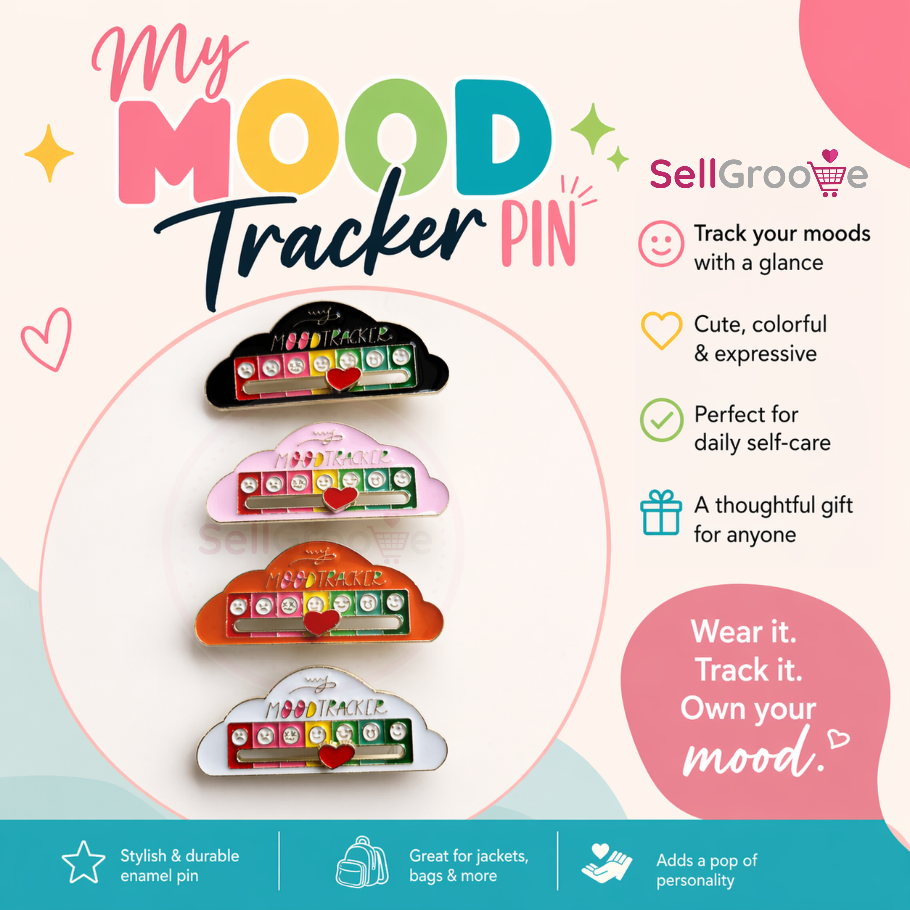 My Mood Tracker Pin