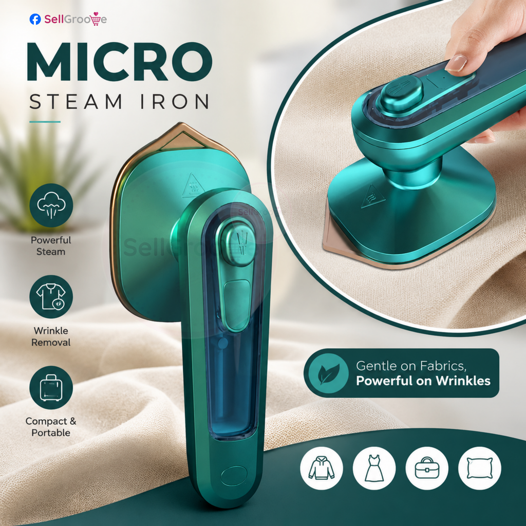 Micro Steam Iron – Portable & Powerful