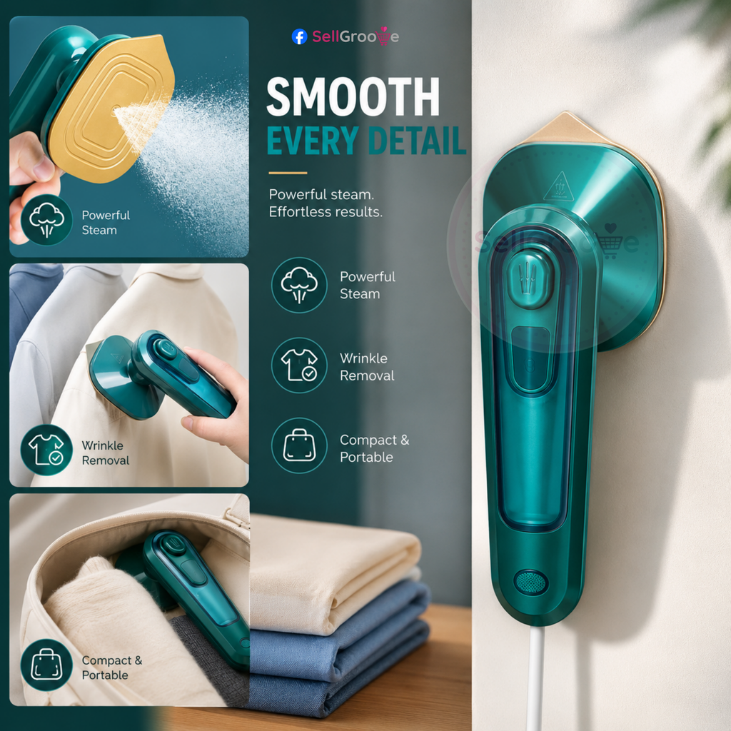 Micro Steam Iron – Portable & Powerful