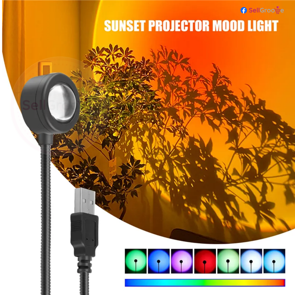 Colorful Gradient USB LED Sunset Lamp